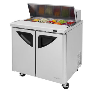 Turbo Air Refrigeration TST-36SD Sandwich Prep Table, 11 cu. ft., 115V - 39"