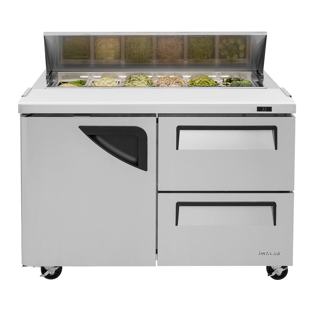 Turbo Air Refrigeration TST-48SD-D2-N Sandwich Prep Table, 12 cu. ft., 115V - photo 2