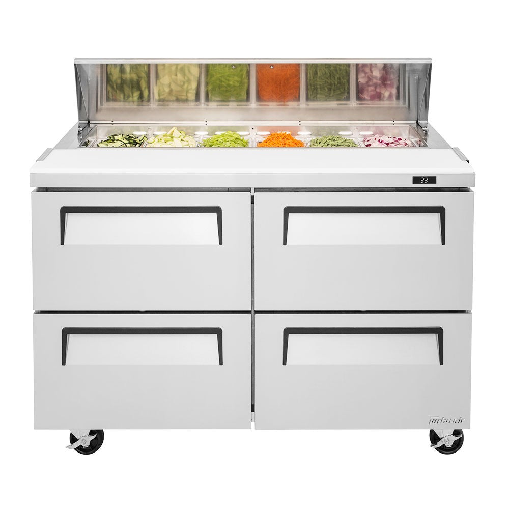 Turbo Air Refrigeration TST-48SD-D4-N Sandwich Prep Table, 12 cu. ft., 115V - photo 2