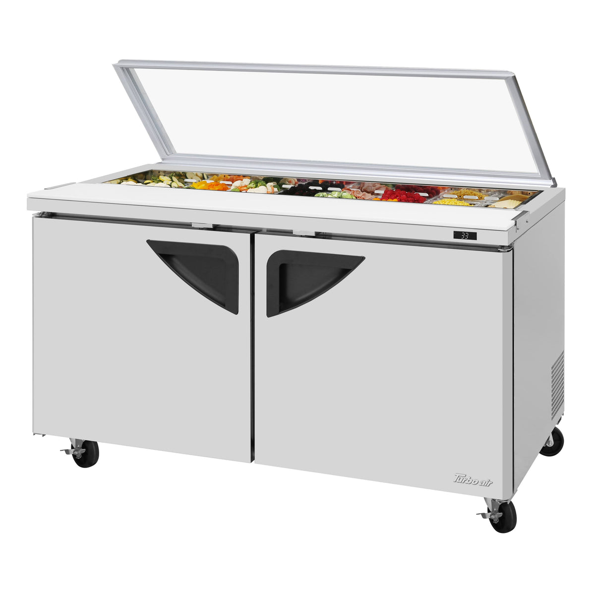 Turbo Air Refrigeration TST Sandwich Prep Table, 42" High, 115V - 16 cu. ft.