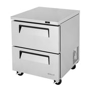Turbo Air Refrigeration TUR-28SD-D2-N Undercounter Refrigerator, 7 cu. ft., 115V - Default Title