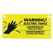 Zareba WS3 Plastic Sign, 4 1/2" x 10 3/8", Yellow, 3/Pack - Default Title