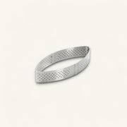 de Buyer 3099 Valrhona Stainless Steel Tart Ring, 13/16" High, Silver - 10"