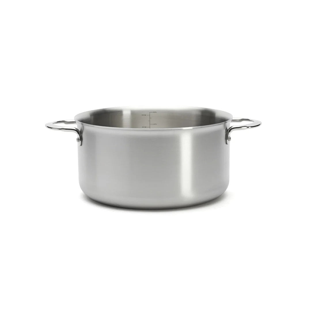 de Buyer 3605 Alchimy Sauce Pot, Silver - 5.3 qt.