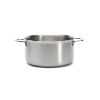 de Buyer 3605 Alchimy Sauce Pot, Silver - 5.3 qt.