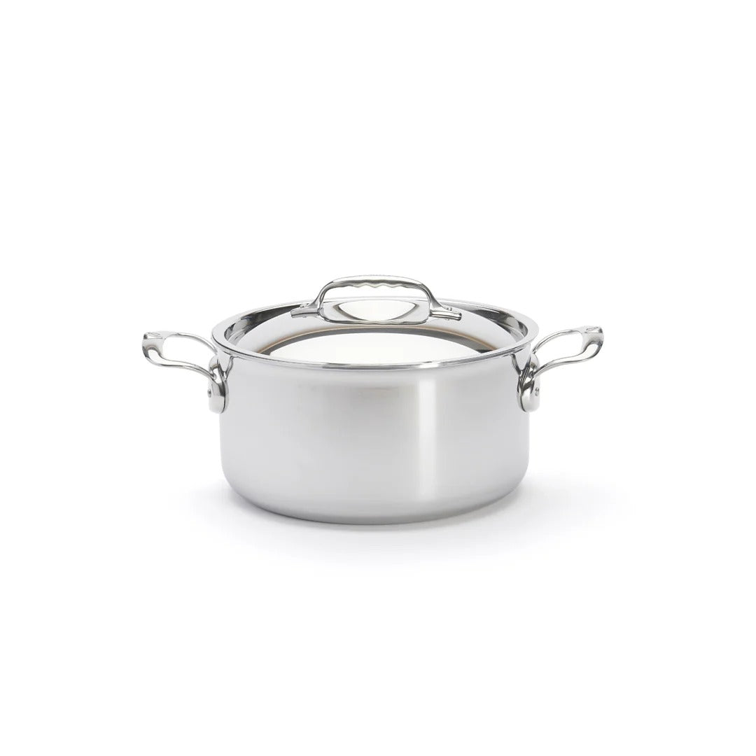 de Buyer 3742 Affinity Sauce Pot, Silver - 5.7 qt.