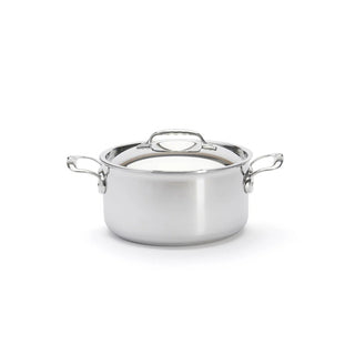 de Buyer 3742 Affinity Sauce Pot, Silver - 5.7 qt.