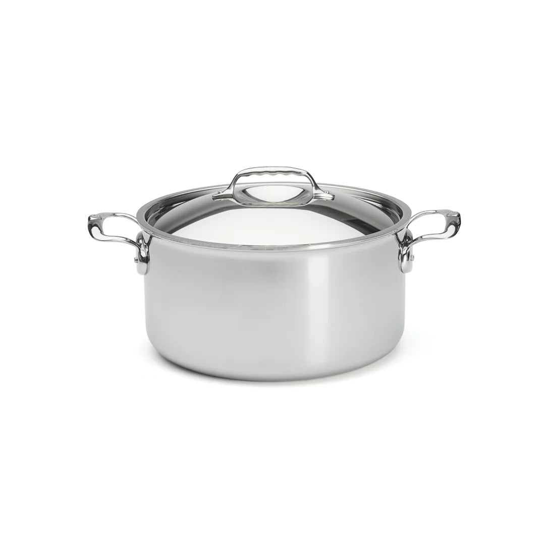 de Buyer 3742 Affinity Sauce Pot, Silver - 9.1 qt.