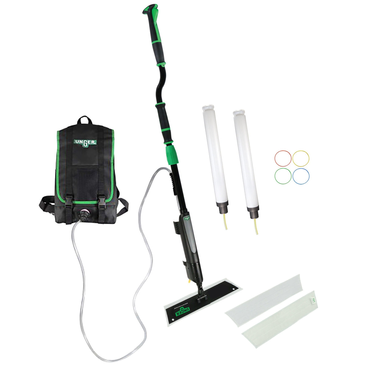 Unger Microfiber Floor Finishing Kit, 0.5 - 5 Liter, White - 20"