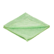 Unger Microfiber Cleaning Cloth, 16" x 16", 10/Case - Green
