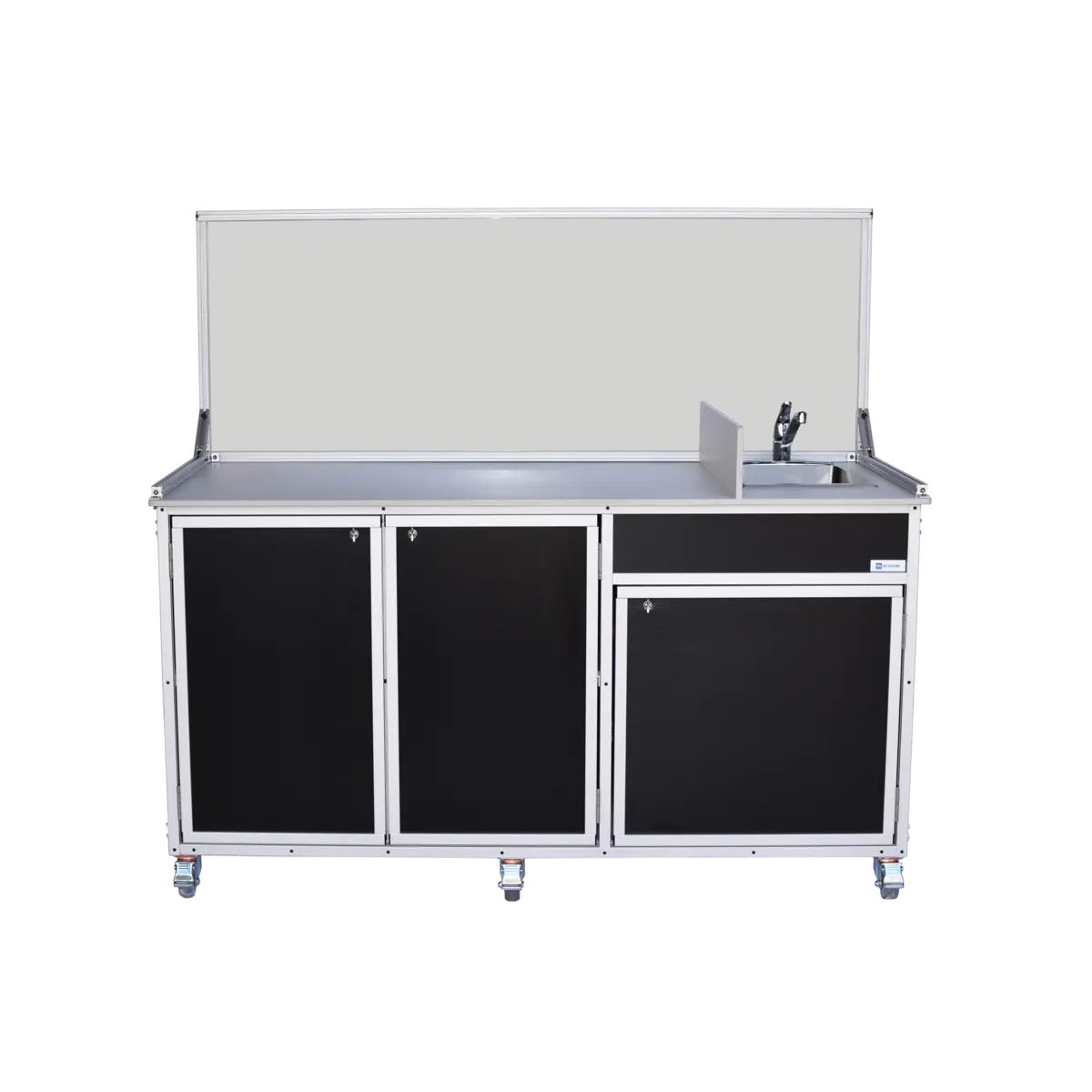 Monsam Enterprises FSC-001 Aluminum Cart, 29" x 66" - Gray