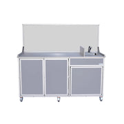Monsam Enterprises FSC-001 Aluminum Cart, 29" x 66" - Brown