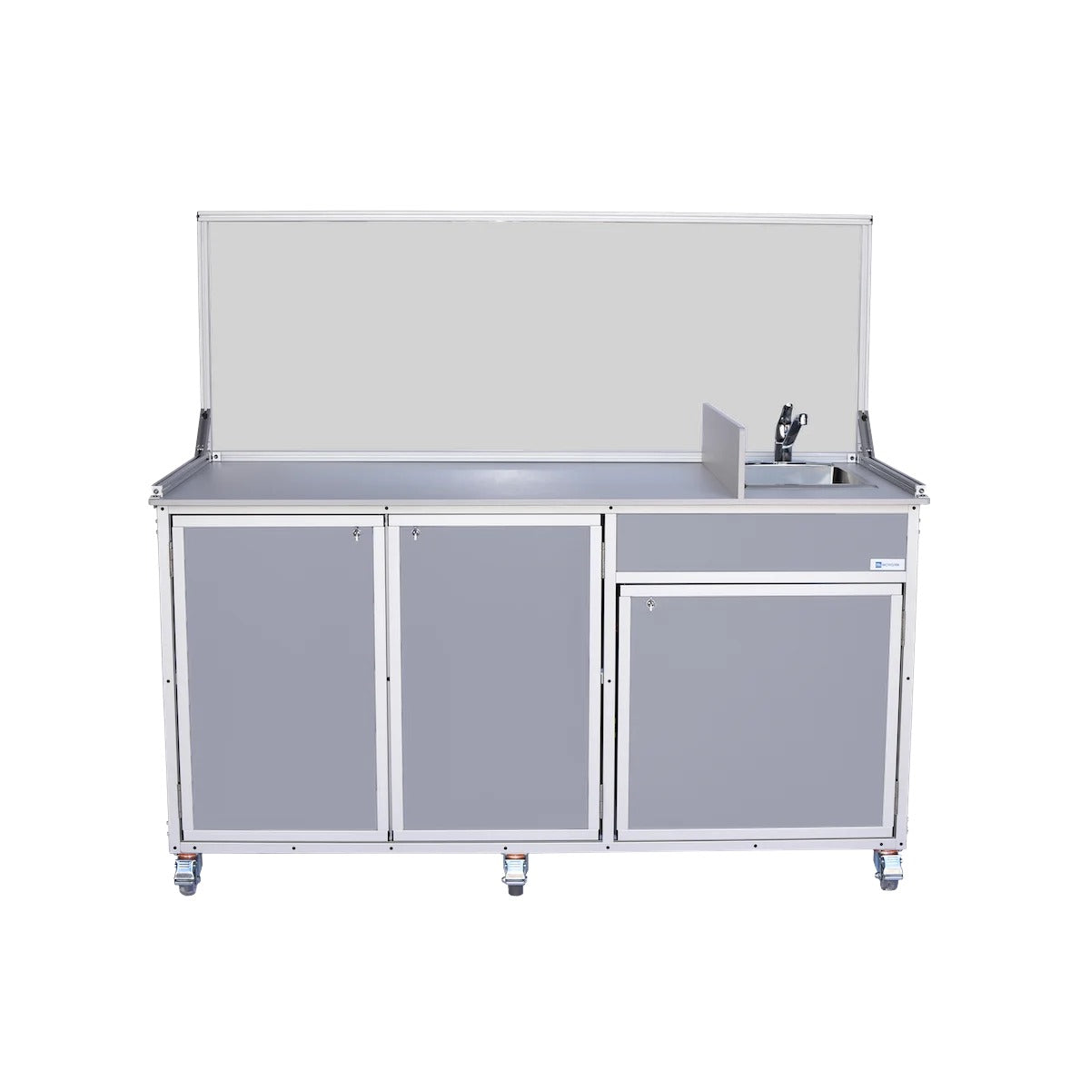 Monsam Enterprises FSC-001 Aluminum Cart, 29" x 66" - Brown