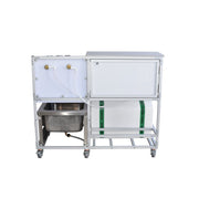 Monsam Enterprises MP-2021 Aluminum Mop Sink, 27" x 53", 110/120V - photo 2