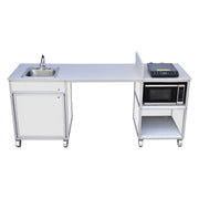 Monsam Enterprises PK-2020 Portable Kitchen, 23" x 69 1/2" - White