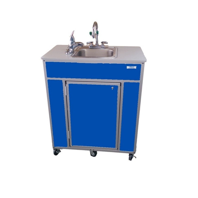 Monsam Enterprises PSE-2001E Aluminum Station, 18 3/4" x 35", 110/120V Volts - Blue