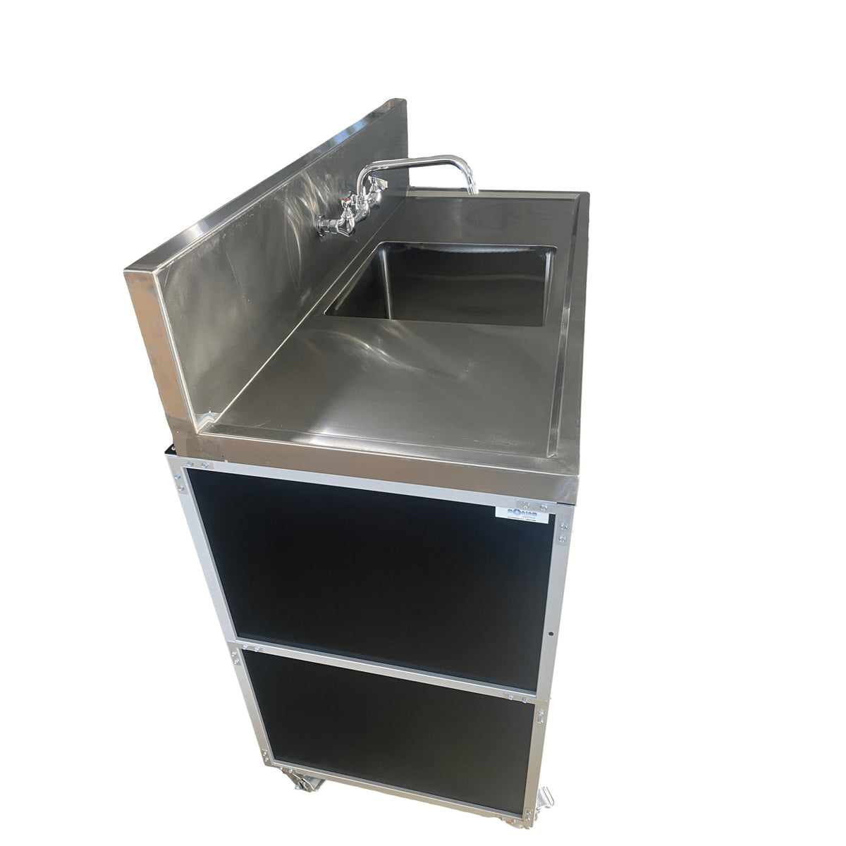 Monsam Enterprises PSE-2001LA Aluminum Portable Sink, 24 1/4" x 55", 110/120V Volts - photo 3