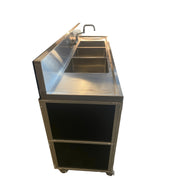 Monsam Enterprises PSE-2004LA Aluminum Portable Sink, 24 1/4" x 90 3/4", 110/120V Volts - photo 2