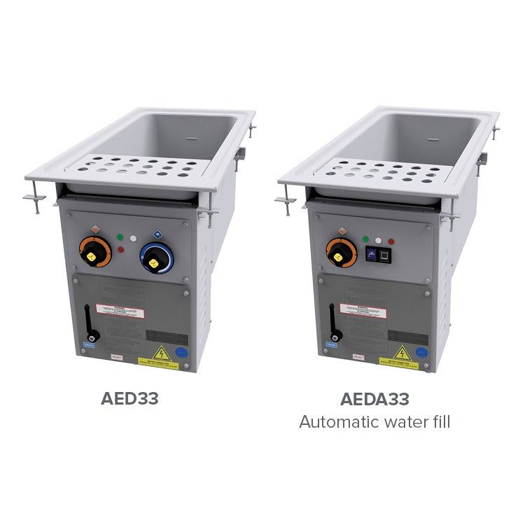 Arcobaleno AEDA33 Stainless Steel Pasta Cooker, 11 gal., 230V 3 phase - Default Title