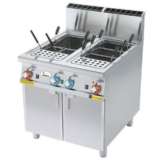 Arcobaleno Stainless Steel Pasta Cooker, 22 gal. - Ann