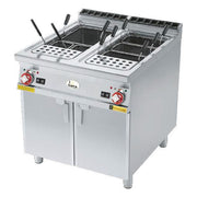 Arcobaleno Stainless Steel Pasta Cooker, 36" High, 230V 3 phase - 22 gal.