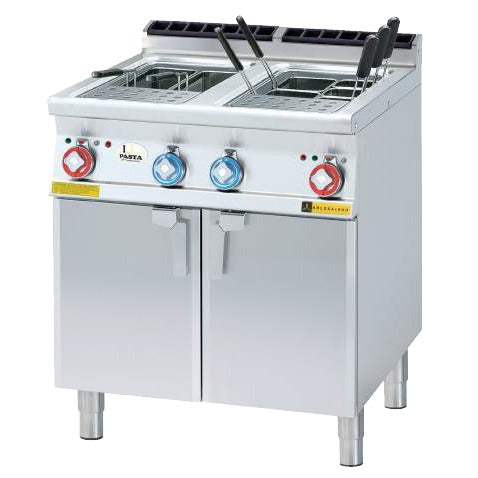 Arcobaleno Stainless Steel Pasta Cooker, 36" High, 230V 3 phase - 14 gal.