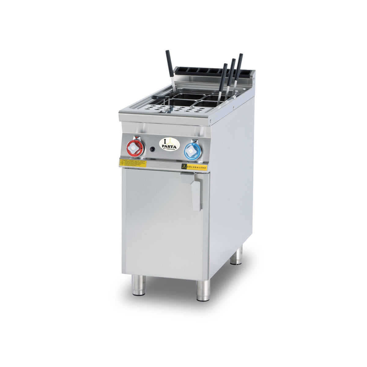 Arcobaleno Stainless Steel Pasta Cooker, 36" High - 11 gal.