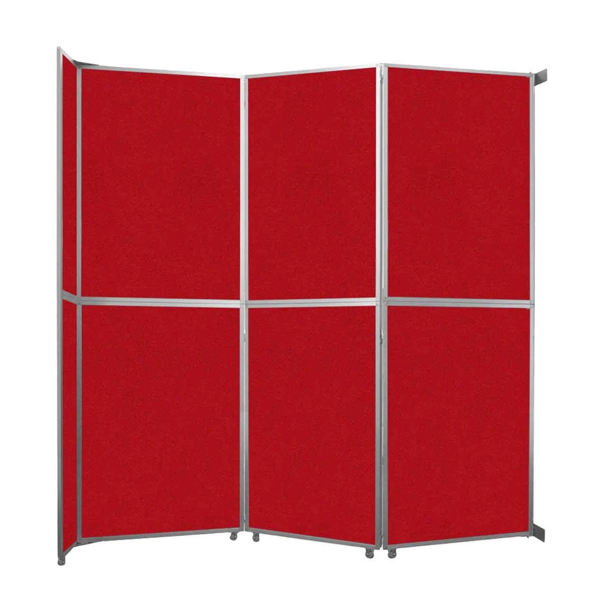 Versare Fabric Room Divider, Black - 7 15/16' x 101 1/4"
