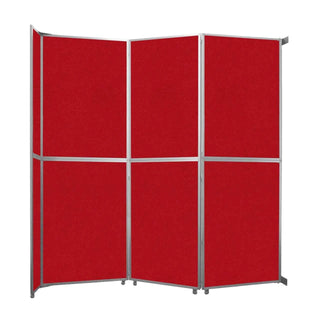 Versare Fabric Room Divider, Black - 7 15/16' x 101 1/4"