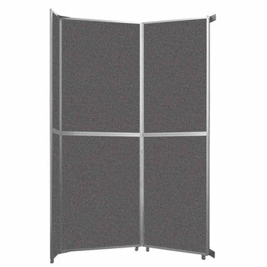 Versare Fabric Room Divider, Gray - photo 2