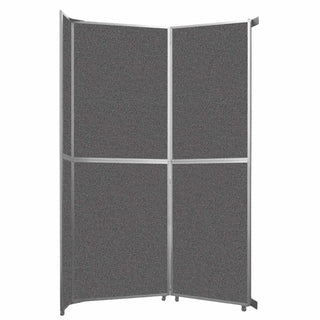 Versare Fabric Room Divider, Gray - 7 15/16' x 101 1/4"