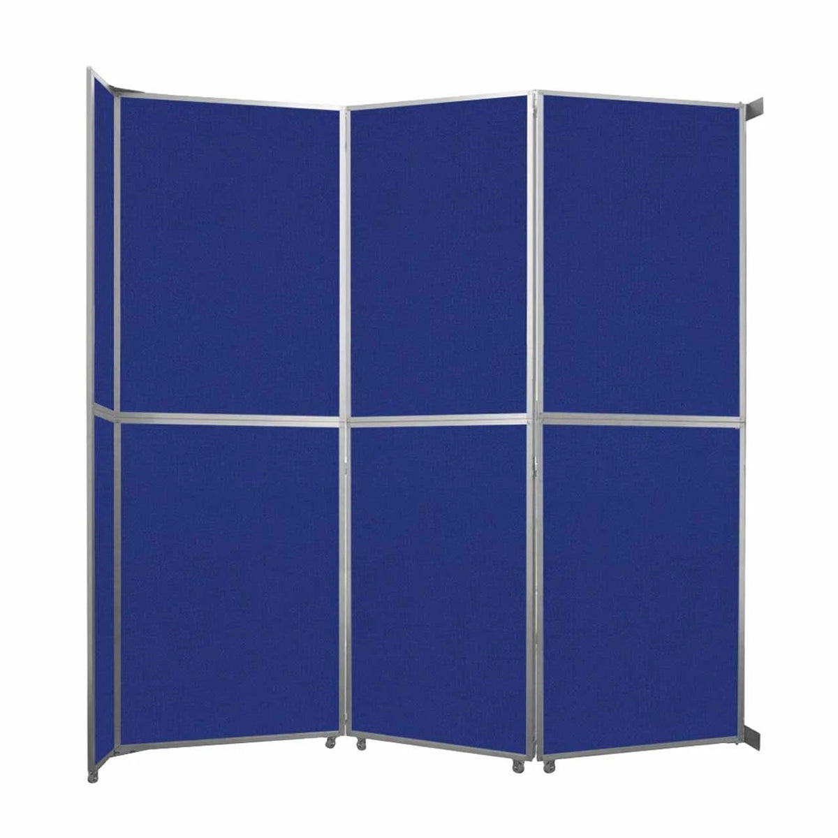 Versare Fabric Room Divider, Blue - 11 3/4' x 147"