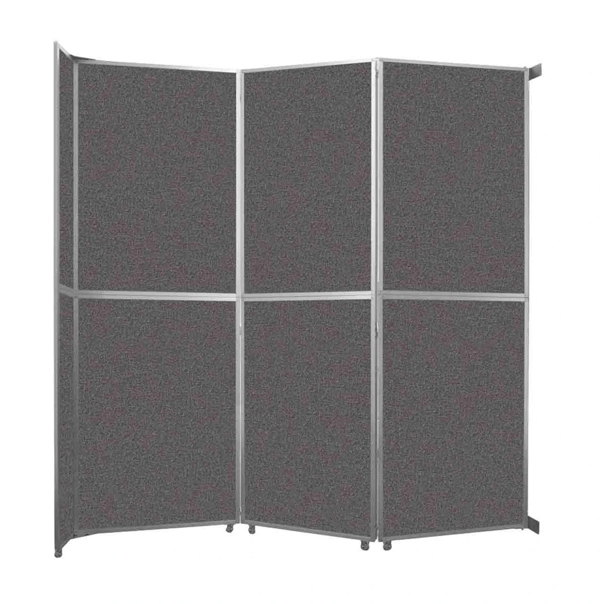 Versare Fabric Room Divider, Gray - 11 3/4' x 101 1/4"
