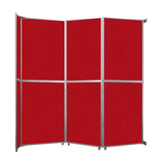 Versare Fabric Room Divider, Black - 15 9/16' x 101 1/4"