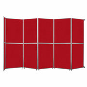 Versare Fabric Room Divider, Black - 19 1/2' x 147"