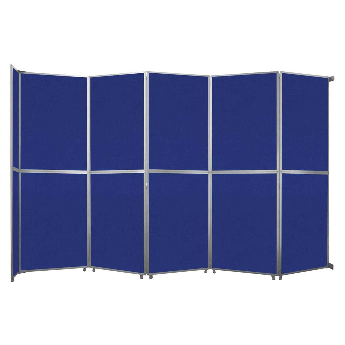 Versare Fabric Room Divider, Blue - 19 1/2' x 101 1/4"