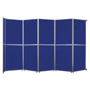 Versare Fabric Room Divider, Blue - 19 1/2' x 147"