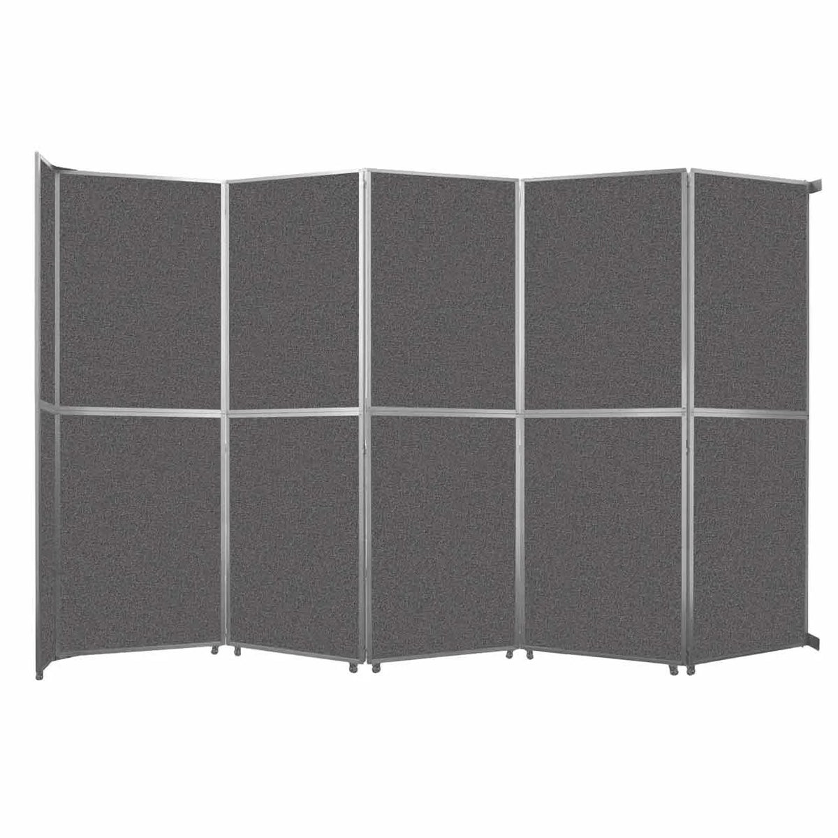 Versare Fabric Room Divider, Gray - 19 1/2' x 101 1/4"