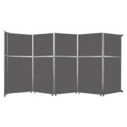 Versare Fabric Room Divider, Gray - 19 1/2' x 120 3/4"
