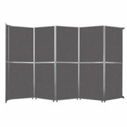 Versare Fabric Room Divider, Gray - 19 1/2' x 147"