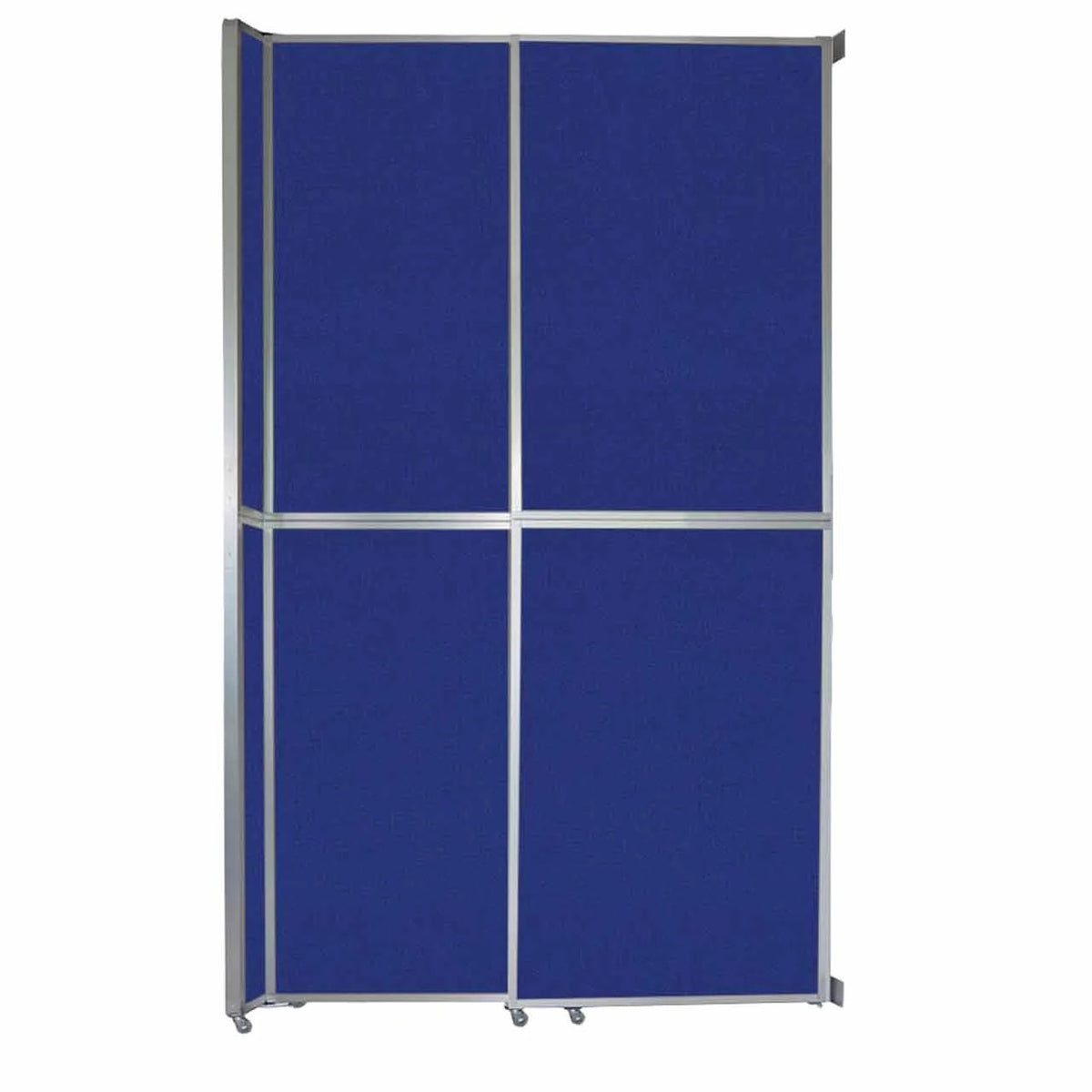 Versare Fabric Room Divider, Blue - 6 13/16' x 101 1/4"