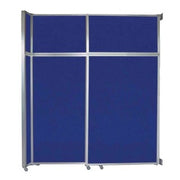 Versare Fabric Room Divider, Blue - 6 13/16' x 120 3/4"