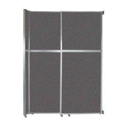 Versare Fabric Room Divider, Gray - 6 13/16' x 120 3/4"