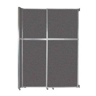 Versare Fabric Room Divider, Gray - 6 13/16' x 120 3/4"