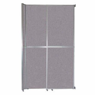 Versare Fabric Room Divider, Gray - 6 13/16' x 101 1/4"