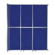 Versare Fabric Room Divider, Blue - 9 3/4' x 101 1/4"