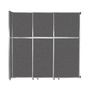 Versare Fabric Room Divider, Gray - 9 3/4' x 120 3/4"