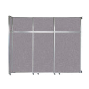 Versare Fabric Room Divider, Gray - 9 3/4' x 120 3/4"