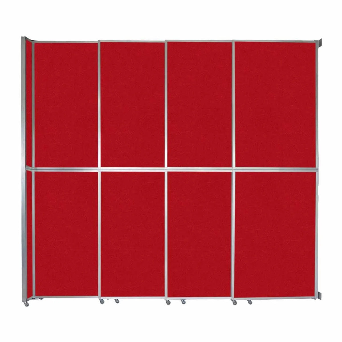 Versare Fabric Room Divider, Black - 12 11/16' x 147"