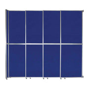 Versare Fabric Room Divider, Blue - 12 11/16' x 101 1/4"